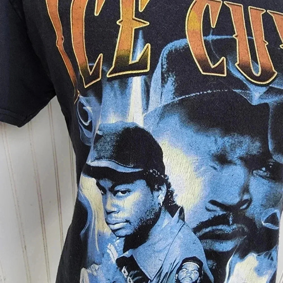 Ice Cube Men's Hip Hop Tee shirt  shirt Rap Black Graphic Sz S - Picture 3 of 9